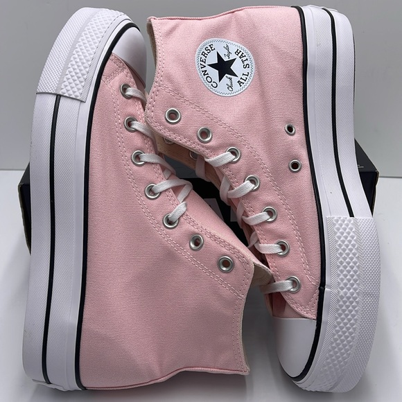 Converse WMNS CTAS LIFT HI DONUT GLAZE/WHITE/BLACK A06507F Platforms Sneakers - Picture 11 of 16